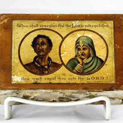 5517 - MISSION BOX TO BRING AID TO SLAVES, OPPRESSED, & THE POOR