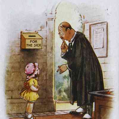 1907 – C	THE SICK GIRL AND CHARITY BOX: “For The Sick”