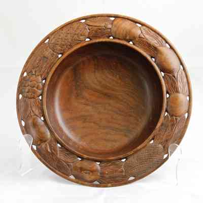 17,050 - HARVEST NUT AND FRUIT CHURCH OFFERING PLATE