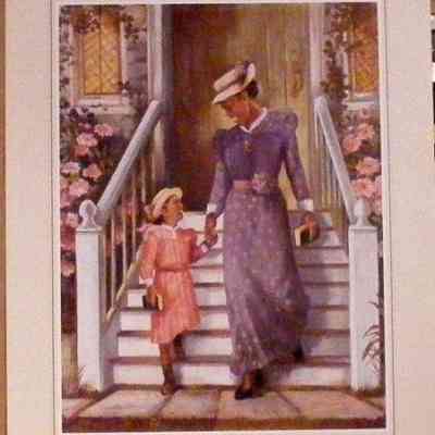 1943 – C	MOM AND ME OFF TO CHURCH