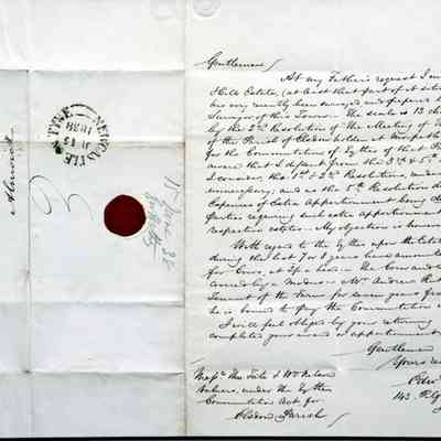1838 – B	LETTER REQUESTING MONETARY HELP FOR PARISH TITHE-TAXES