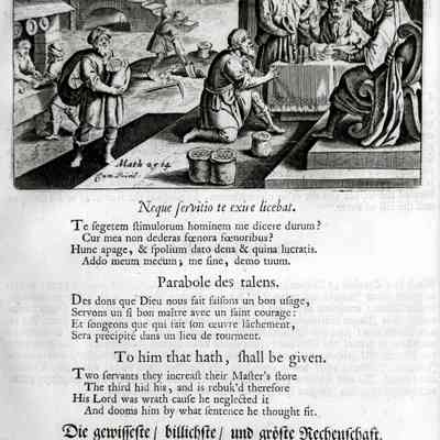 1650 - A	PARABLE OF THE TALENTS & THE USELESS SERVANT
