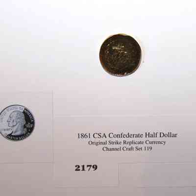 19,034 - CONFEDERATE STATES OF AMERICA CONFEDERATE HALF DOLLAR