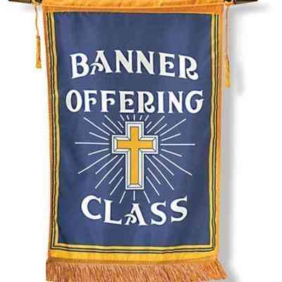 28,013 - OFFERING BANNER TO PROMOTE SUNDAY SCHOOL CLASS GIVING