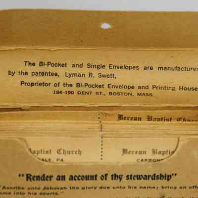 10,518 - BI-POCKET SINGLE ENVELOPES NUMBER 258