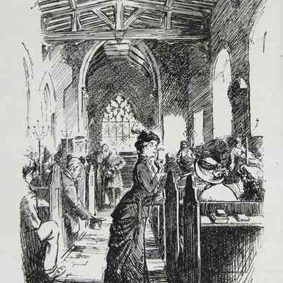 1914 – A	PEW RENT CARTOON	(A Punch Cartoon)