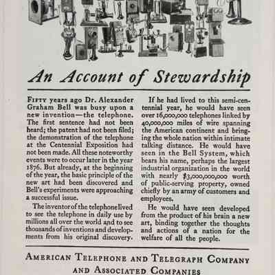 1926 - A AN ACCOUNT OF STEWARDSHIP