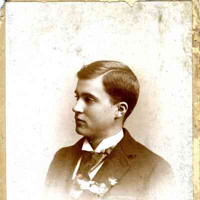 Studio photograph of Edmond Pendleton Taylor taken by G.H. Howes of Ithaca NY