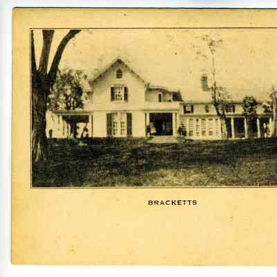 Photograph of Bracketts farmhouse in Travillians, VA