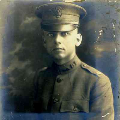 Studio photograph of a soldier