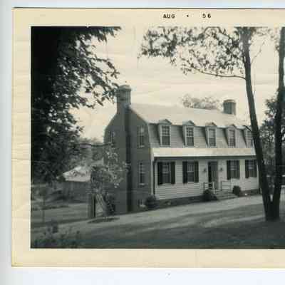 Photograph of a two story house