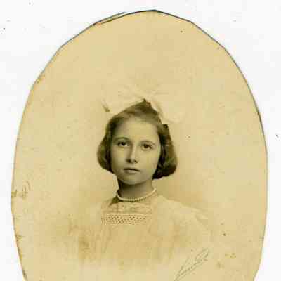 Studio photograph of a young woman