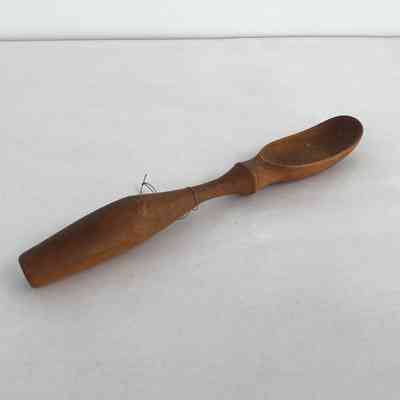 TURNED WOOD SPOON