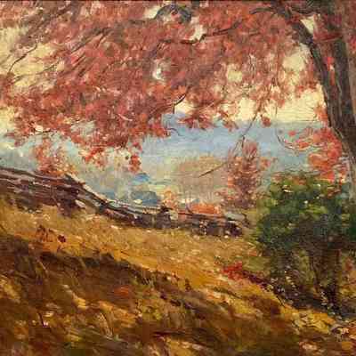 Untitled – Fence in Fall
