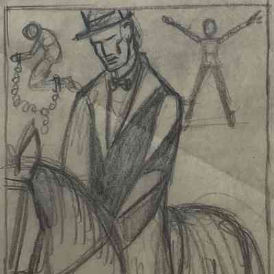Study for MAKING THE CIRCUIT (sketch)
