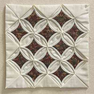 Tarble Arts Center Teaching Quilt - Cathedral Window