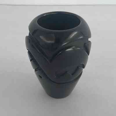 Vase (carved blackware)
