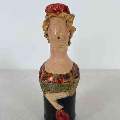 PAPER MACHE WOMAN