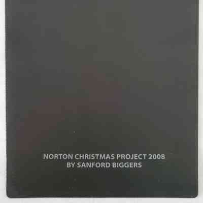 Insert included in the envelope containing a Christmas card and other material. Back