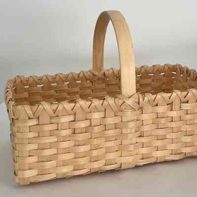 BASKET- SPLIT MAPLE- EGG