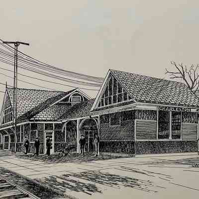 BIG FOUR DEPOT- CIRCA 1917