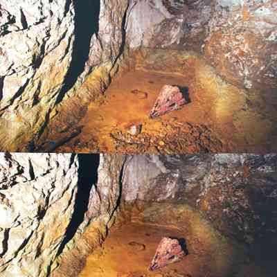 HC2. Fig. 7. Ledge at exit of the second chamber.