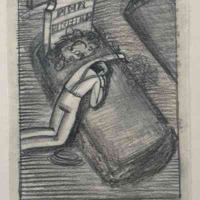 17. ANN RUTLEDGE'S GRAVE (SKETCH)
