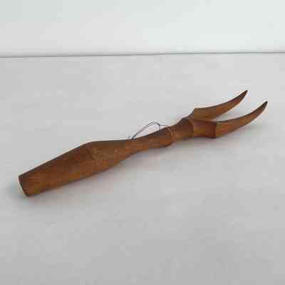 TURNED WOOD FORK