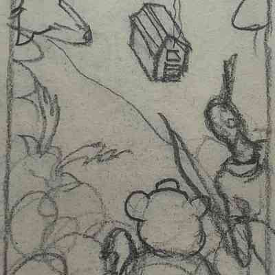 1. BIRTH CABIN IN THE WOODS (SKETCH)