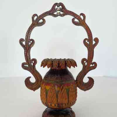 UNTITLED (TURNED VASE WITH HANDLES)