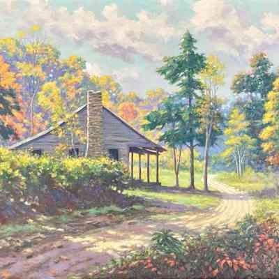 LOG HOME ON THE FARM