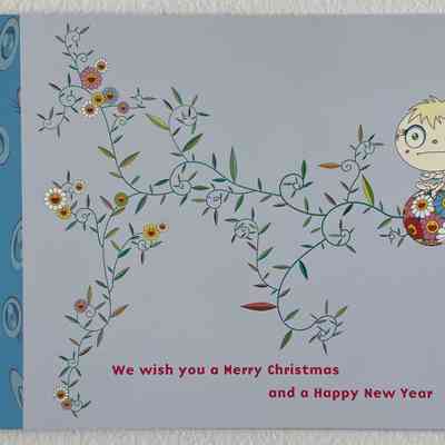 Front of Peter Norton Christmas Card 2000