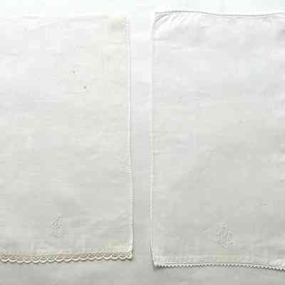 Pair Finger Towels - Monogrammed