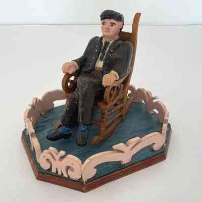 J.F. KENNEDY IN ROCKING CHAIR
