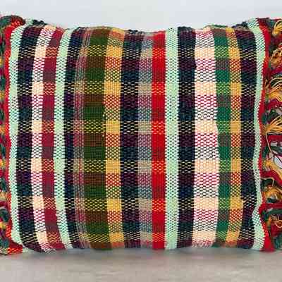 Rag Rug Pillow