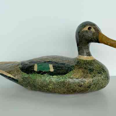 Papier Mache Duck Decoy (UNTITLED)