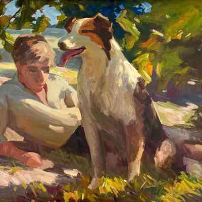 BOY AND HIS DOG (UNFINISHED)