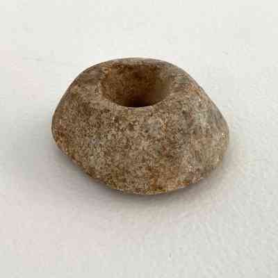 BEVELED STONE DONKEY BEAD