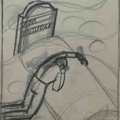 17. ANN RUTLEDGE'S GRAVE (SKETCH)