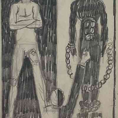 25. SLAVERY OR FREEDOM (SKETCH)