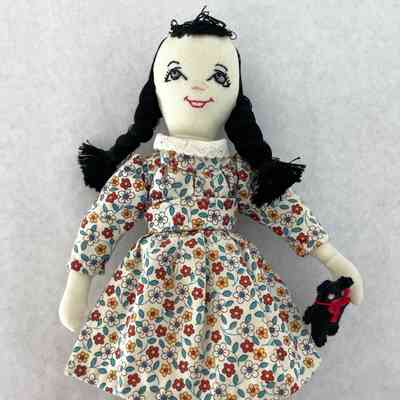 GIRL DOLL WITH TEDDY BEAR