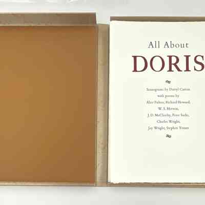 All About Doris, 2001: A portfolio of Scanogram prints and poetry in honor of Doris Curran (1932–2000) Eight poems