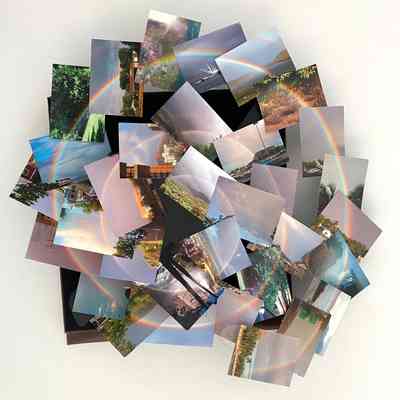Untitled (Spiral Pop-Up Photo Album)