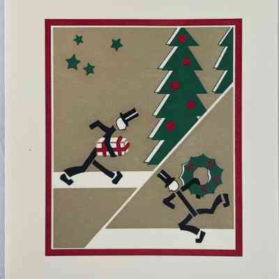 Front of Peter Norton Christmas Card 2003