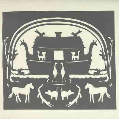 NOAH'S ARK (cut paper - scheren schnitte)