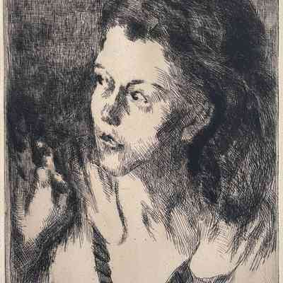 GIRL AT WINDOW