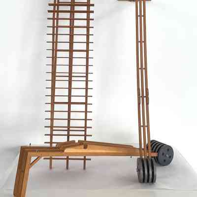 UNTITLED (WOODSTRIPS- WEIGHTS- & HOOKEYES)