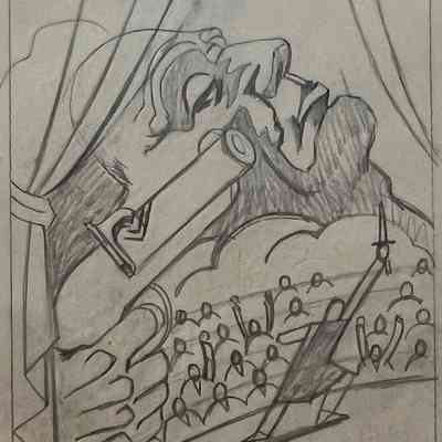 34. THE ASSASSINATION (SKETCH)