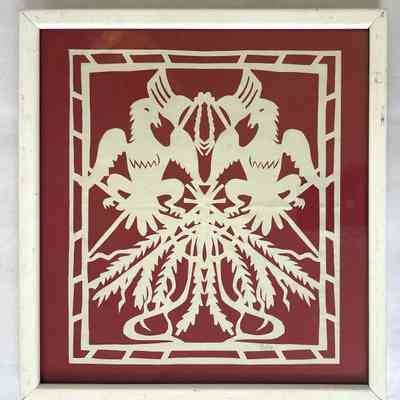Double Eagle (cut paper - scheren schnitte)