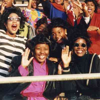 Fans at homecoming, 1990s